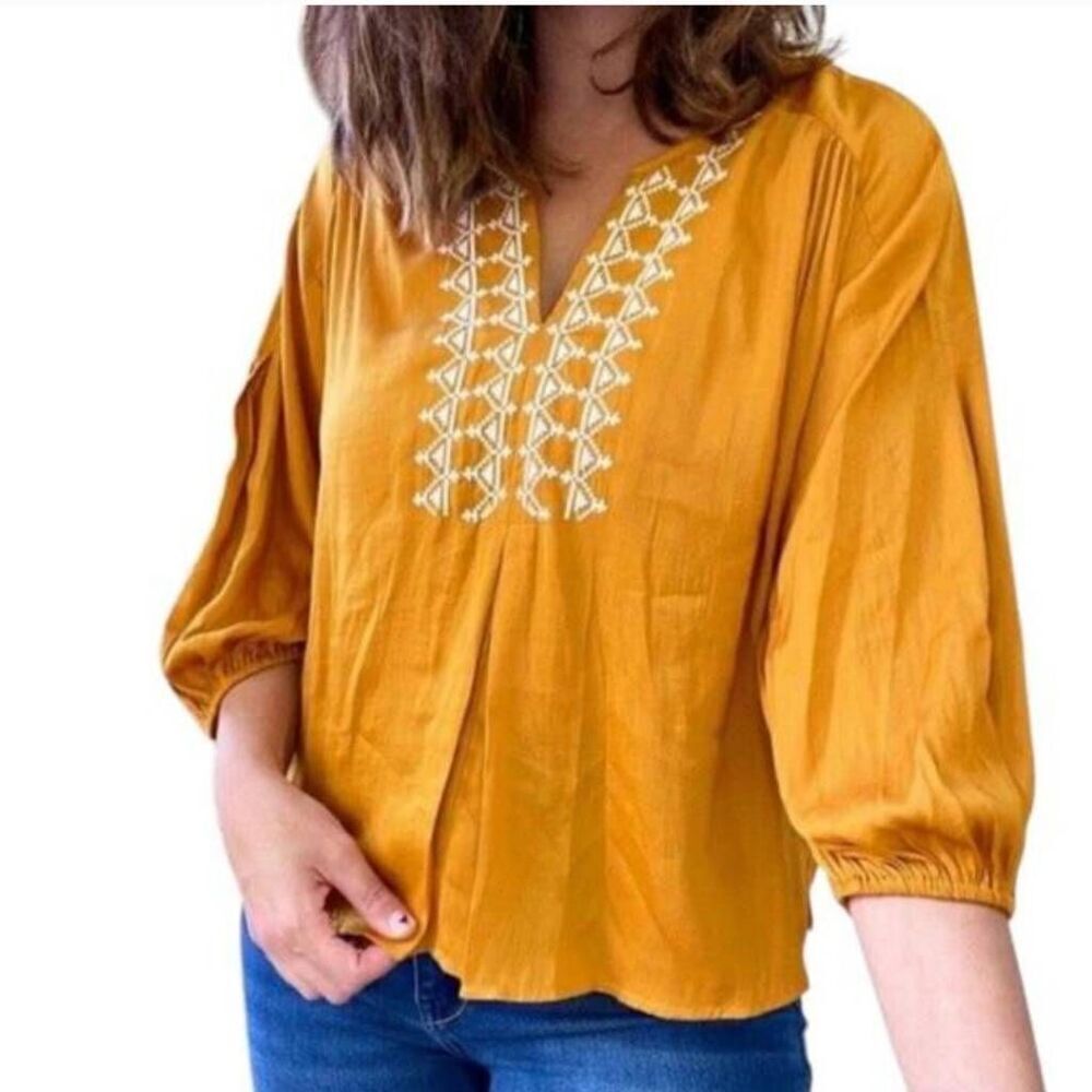 Anthropologie Dolan Alvia Peasant Blouse